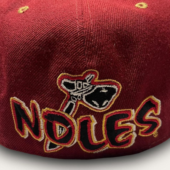 Vintage Zephyr Florida State Seminoles Snapback Hat Wool Blend Embroidered Rare - Picture 5 of 8